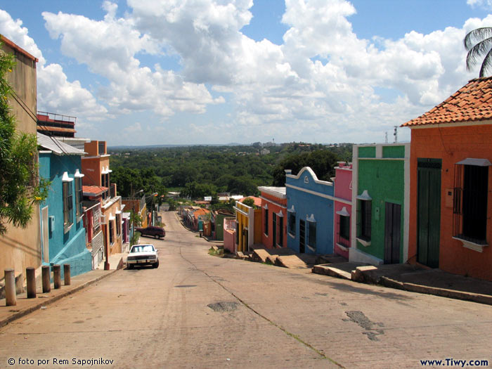 The colonial backstreets of Cuidad Bolivar