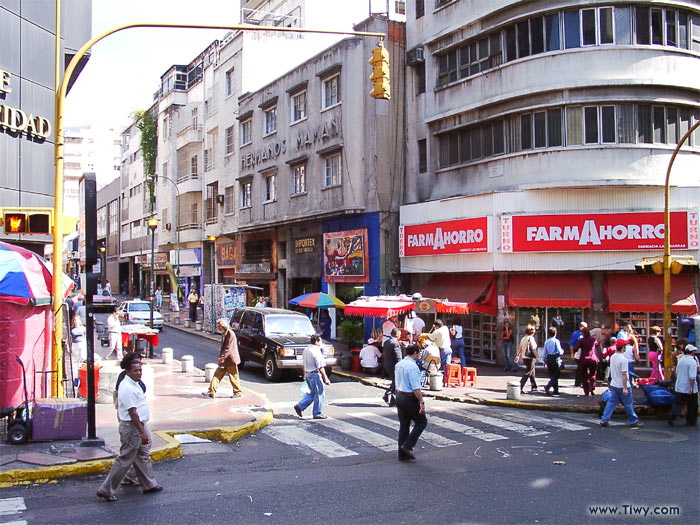 The centre of Caracas