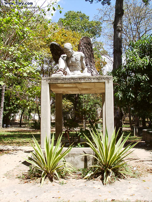 Parque Los Caobos unos pocos dias antes de la limpieza general