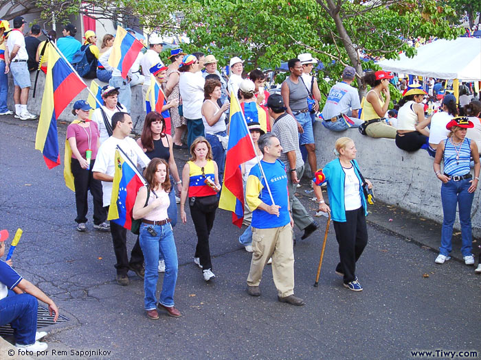 Venezuela, Caracas, The opposition is rallying - January 25, 2003