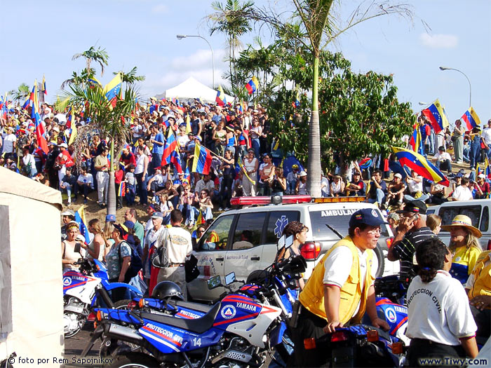 Venezuela, Caracas, The opposition is rallying - January 25, 2003