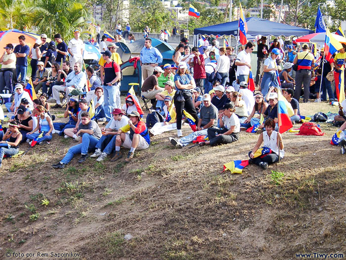 Venezuela, Caracas, The opposition is rallying - January 25, 2003