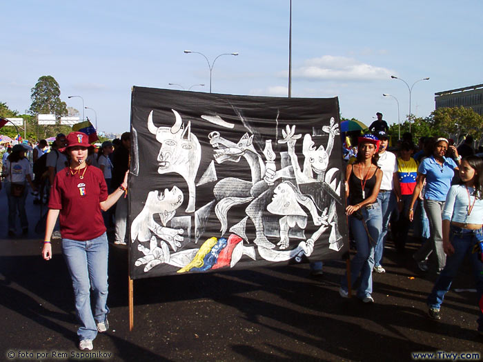 Venezuela, Caracas, The opposition is rallying - January 25, 2003