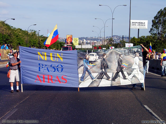 Venezuela, Caracas, The opposition is rallying - January 25, 2003