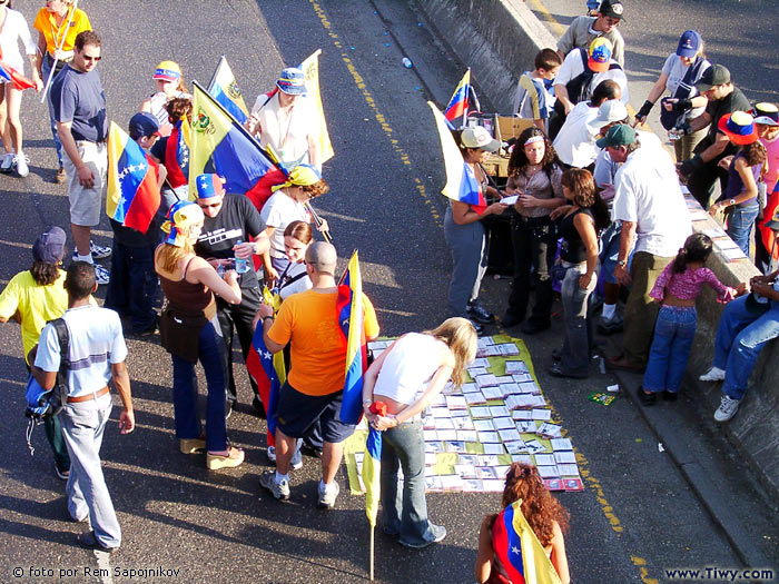 Venezuela, Caracas, The opposition is rallying - January 25, 2003