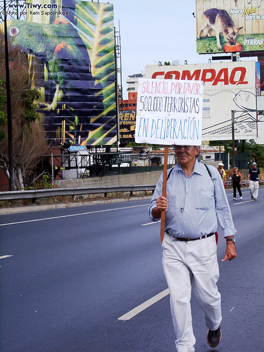 Contramanifestacion de la oposicion a Chavez - 25 de Enero del 2003