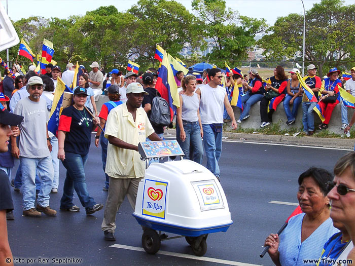 Venezuela, Caracas, The opposition is rallying - January 25, 2003