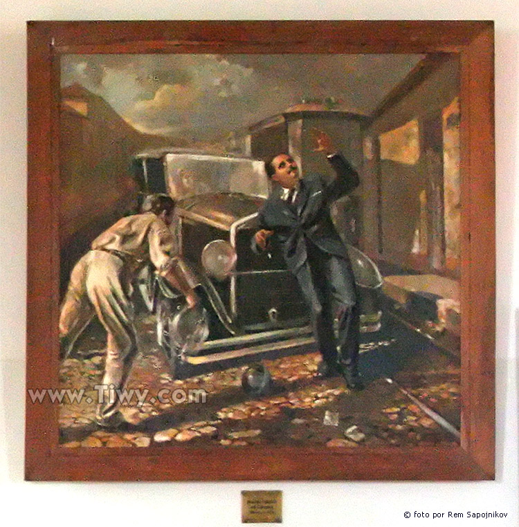 El fatal accidente (pintor:  Ivan Belsky)