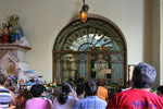Dentro de la Iglesia de la Candelaria en Caracas