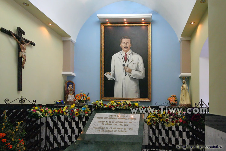 Dentro de la Iglesia de la Candelaria en Caracas