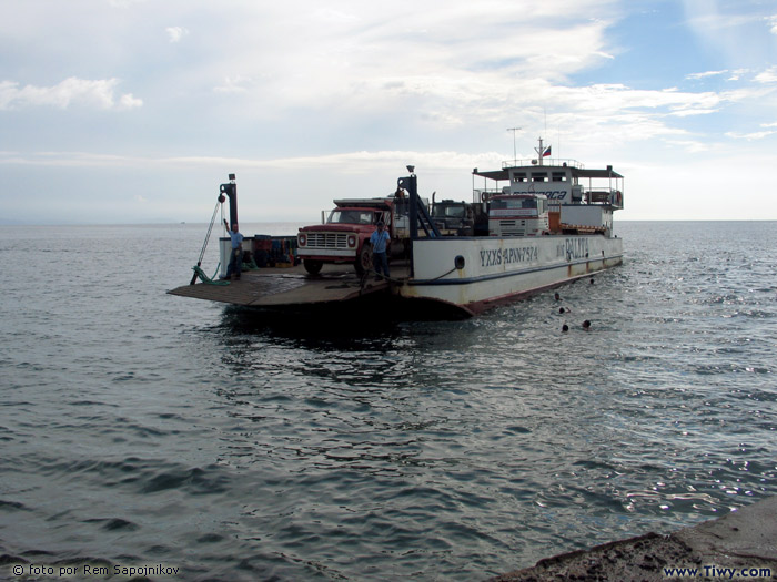 El servicio de Ferry es un poco anticuado pero eficiente. 