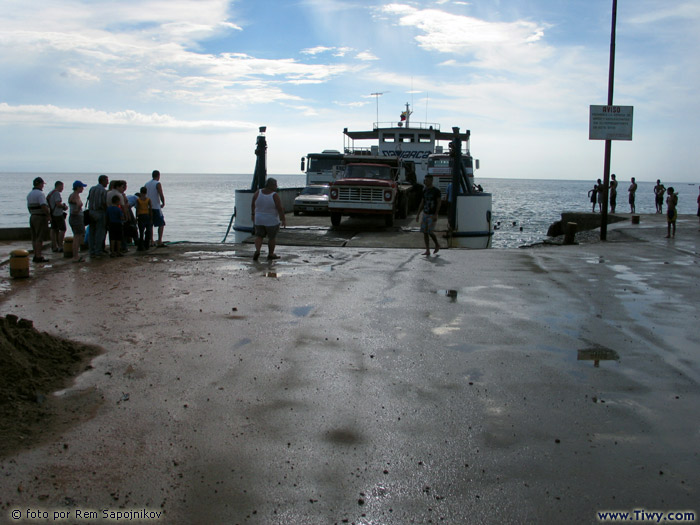 El servicio de Ferry es un poco anticuado pero eficiente. 