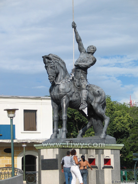Monuments in the city San Fernando de Apure, capital of the