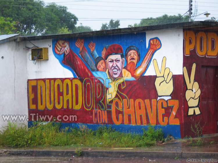 President Chavez  is a people's leader.
